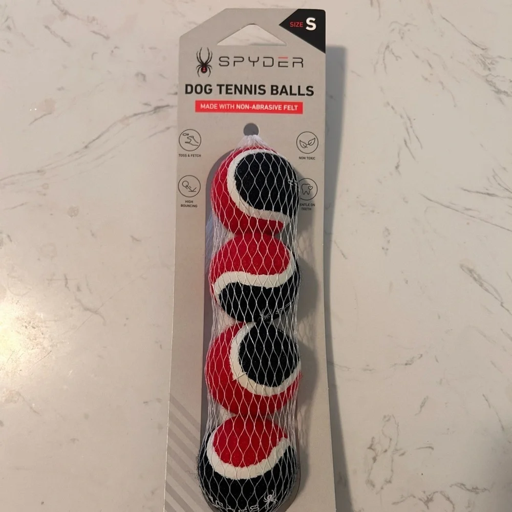 Spyder Dog Tennis Balls - 4 pack -Small